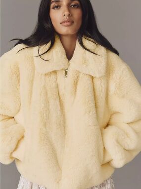 Anthropologie Faux Fur Jacket - Women
